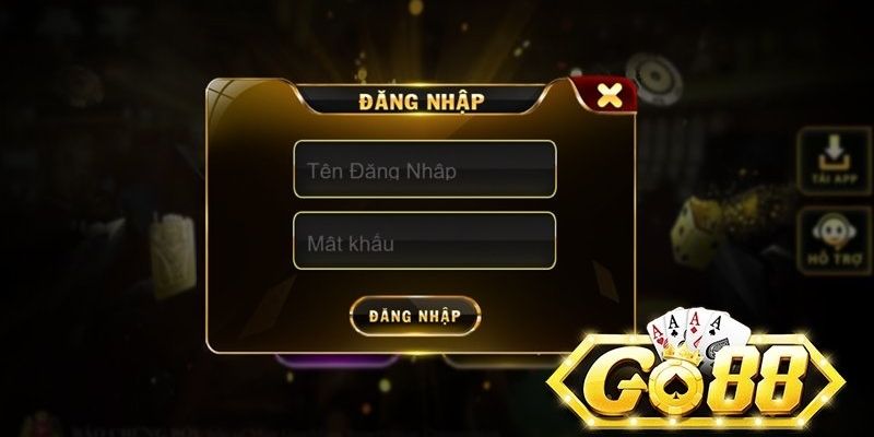Đăng nhập Go88 hỗ trợ người chơi